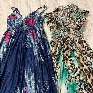 2 maxi dresses